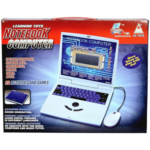 Educational English Computer Laptop With 24 Activities & Games