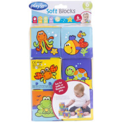 Playgro 6x Baby Soft Blocks