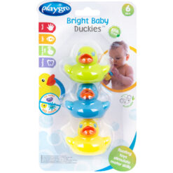 Playgro Bright Baby Duckies 3x Bath Water Toy