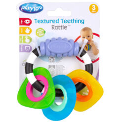 Playgro Textured Teething Rattle Baby Teether