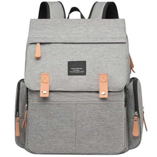 Deluxe Syllable Momme & Baby Maternity Bag Grey