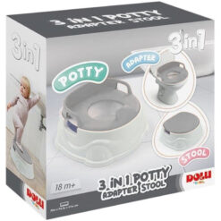 Dolu 3 in 1 Baby Potty, Toilet Seat Reducer & Stepper