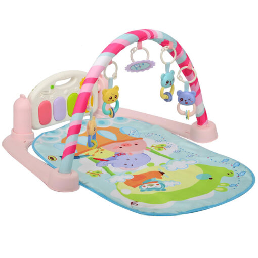 Baby's Piano Play Gym Floor Mat Pink