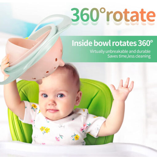 Baby Magic Non Spill 360 Degree Rotating Bowl - Image 2