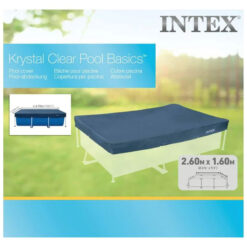 Intex 2.6 x 1.6 cm Rectangle Frame Swimming Pool Cover