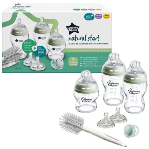 Tommee Tippee 0m+ Newborn Starter Set Glass