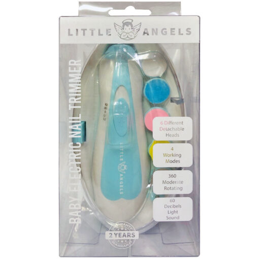 Little Angels Original Baby Electric Nail Trimmer Blue - Image 2