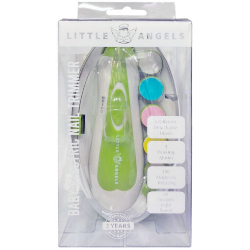 Little Angels Original Baby Electric Nail Trimmer Green - Image 2