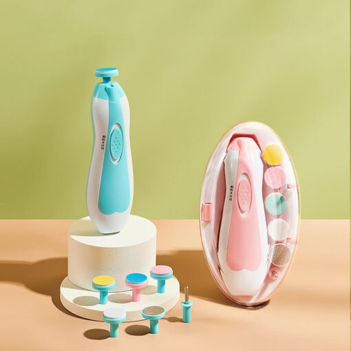 Little Angels Original Baby Electric Nail Trimmer Green - Image 8
