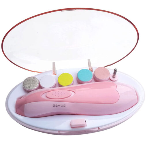 Little Angels Original Baby Electric Nail Trimmer Pink