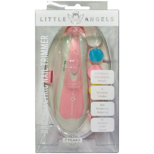 Little Angels Original Baby Electric Nail Trimmer Pink - Image 2
