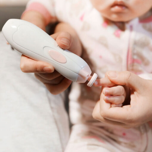 Little Angels Original Baby Electric Nail Trimmer Pink - Image 6