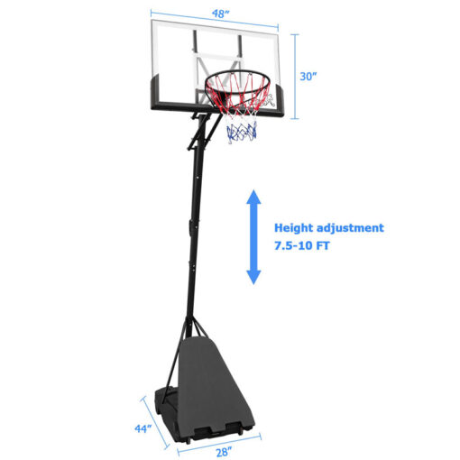 Professional XXL Champions Basketball Hoop Set With Easy Backboard Adjust - Image 7