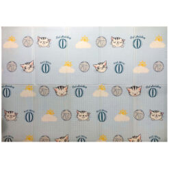 Deluxe 2 x 1.5m Baby Foldable Floor Play Mat Sky Blue