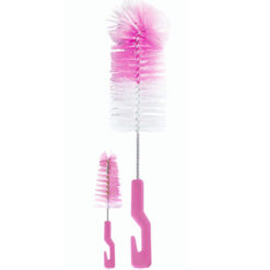 Optimal Brush Set For Feeding Bottle & Nipple Pink