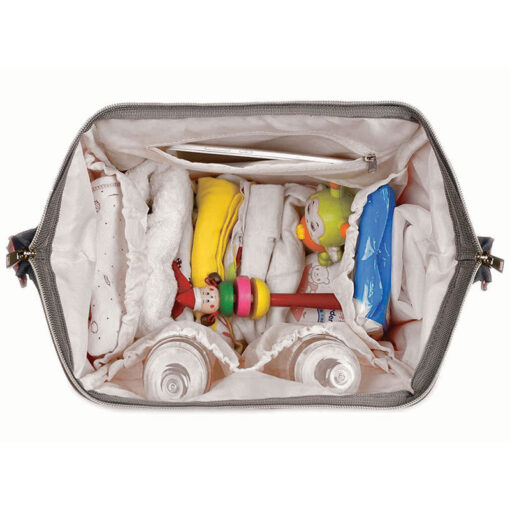 Optimal Mom And Baby Backpack Maternity Diaper Bag Blue - Image 2