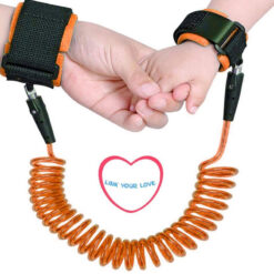 Child Safety 1 Year+ Anti Loss Walking Hand Strap Orange