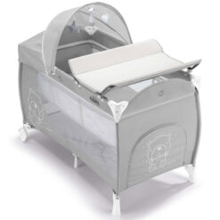 Cam Daily Plus All In One Baby Playpen Parc Bed Grey