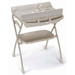 Cam Volare 2 in 1 Baby Bath & Changing Table Bear Bubbles Greige