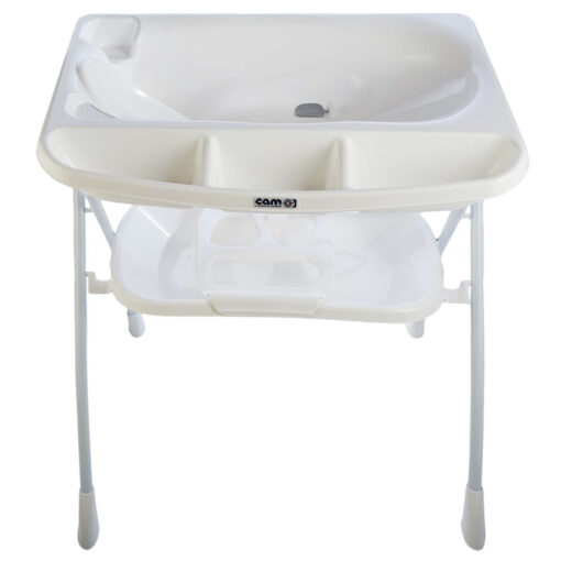 Cam Volare 2 in 1 Baby Bath & Changing Table Bear Bubbles Greige - Image 2
