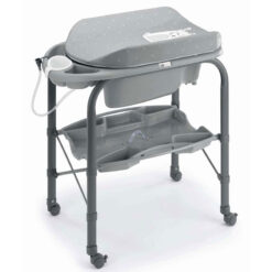 Cam Cambio 2 in 1 Baby Bath & Changing Table Bunny Dots Grey