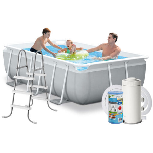 Intex 3 x 1.75m Deluxe Prism Rectangle Frame Swimming Pool