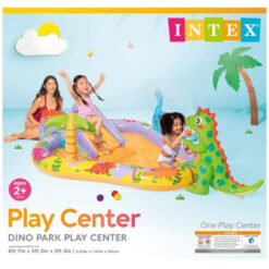 Intex 2.01 x 1.52m Inflatable Swimming Pool Playground Dino Land