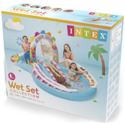 Intex 2.95 x 1.91m Inflatable Swimming Pool Playground Candy Zone