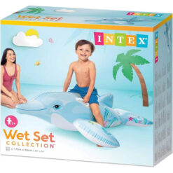 Intex 175 x 66cm Floating Mattress Dolphin
