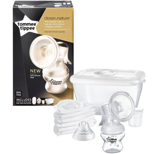 Tommee Tippee Manual Breast Pump + FREE 36x 350ml Milk Storage Bags - Image 3