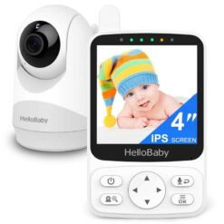 HelloBaby 4" Inch Video Baby Monitor