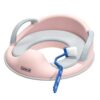 Optimal Baby Toilet Seat Reducer With Cleaning Brush & Handle Pink