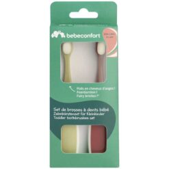 Bebe Confort 12-18 Months+ Toddler Toothbrushes Set