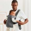 BabyBjorn Baby Carrier Mini 3D Jersey Dark Grey - Image 4