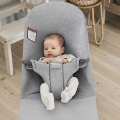 Alternative view of BabyBjorn Baby Bouncer Bliss 3D Jersey Light Grey