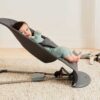 BabyBjorn Baby Bouncer Bliss Woven Classic Quilt Anthracite - Image 3