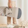 BabyBjorn Baby Bouncer Bliss Woven Classic Quilt Sand Grey - Image 7
