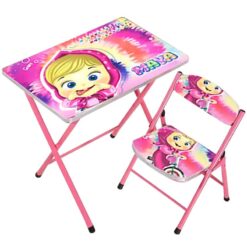 Macha & The Bear Kids 2 Levels Study Desk Table & Chair