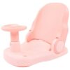Racing Baby Bath Seat With Cool Steering Wheel Pink