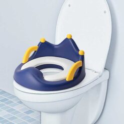 Alternative view of Royal Baby Toilet Reducer Seat With Padding Blue