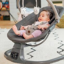 Alternative view of Bebe Confort 0m+ Melilo Electric Baby Swing Mineral Graphite