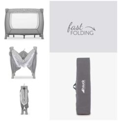 Alternative view of Hauck Sleep N Play SQ Baby Square Playpen Bed & Play Parc Nordic Grey