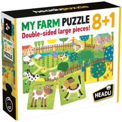 Headu My Farm Puzzle 8 + 1 Double Sided Large Pieces!