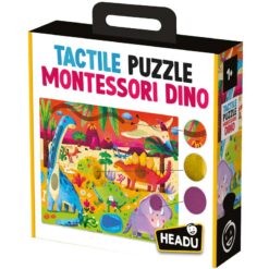 Headu Tactile Puzzle Montessori Dino