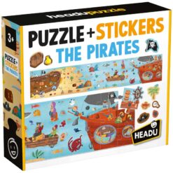 Headu Puzzle + Stickers The Pirates