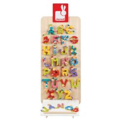 Alternative view of Janod 1x Wood Clown Alphabet Letter A