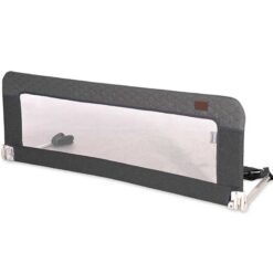 Trendy 120cm Universal Baby Bedrail Bedguard Quilted Dark Grey