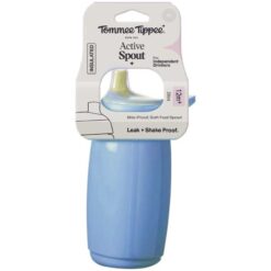 Tommee Tippee 12m+ 266ml Active Spout Water Bottle Blue
