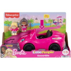 FisherPrice Barbie Little People Convertible Pink Car