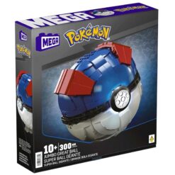 Pokemon Mega Jumbo Great Ball Pokeball Construction Figurine